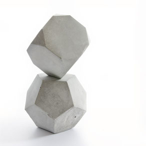 Geometric Concrete Modular Sculpture by PASiNGA