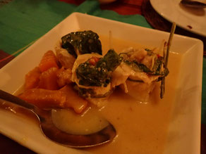 Fish Roll in Coco Cream