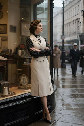 1930erjahre mode stil damen vintage mode frauen vintage kleider retro mode retro kleider 30erjahre powderroom zuerich vintageboutique