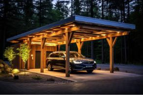Ihr Montagepartner für Carportbau in Dresden und Umgebung - Carports aus Holz und Metall mit unterschiedlichen Dachdeckungen.