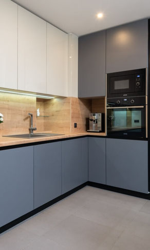 Rechte keuken design aan huis