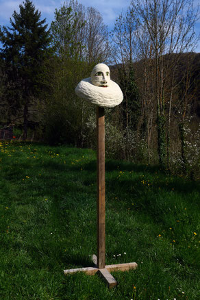 Gardien.nes I, dim. h 41 cm x 46 cm x 42 cm, 2025