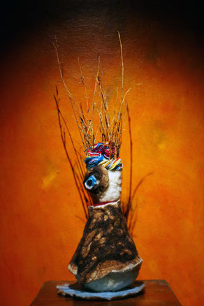  Idols IX, 2024. Dimensions h 68 cm x 18 cm x 18 cm