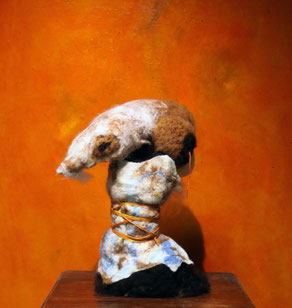 Idols XV, 2024. Dimensions h 34 cm x 20 cm x 28 cm