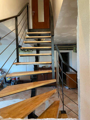 escalier double limon