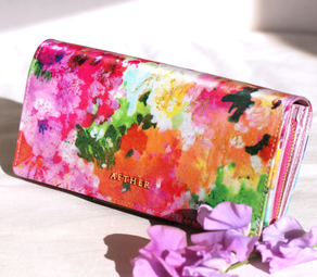 AETHER（エーテル）可愛い花柄財布&バッグの口コミ！ - 大人可愛さ200%