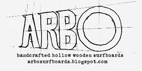 ARBO handcrafted hollow wooden surfboards