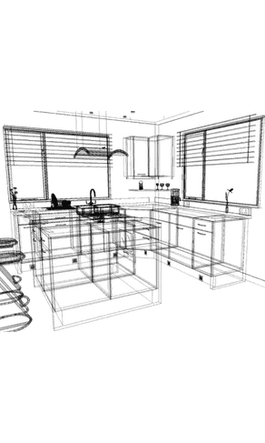 3D schetsen van je droom keuken