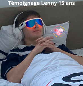 témoignage lenny 15 ans sur sa pratique psio luminotherapie et relaxation
