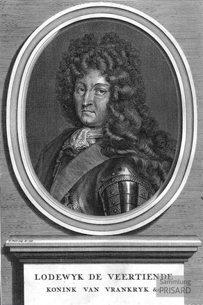 IMA.18.019 Ludwig XIV. (Kupferstich, 1728) / © Sammlung PRISARD