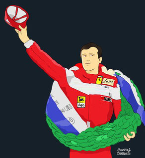 Patrick Tambay by Muneta & Cerracín