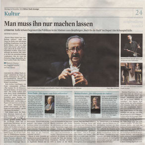  14.12.2015, Kölner Stadtanzeiger