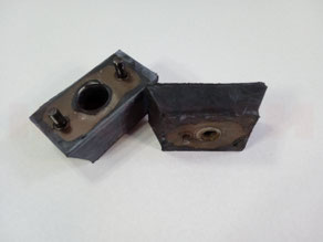 400-1001020 Motorlager Moskwitsch M400-420, Opel Kadett 1,1 L, 1,3L, Opel Olympia 1,3 L. Engine mounting Moskvich M400-420, Opel Kadett 1,1 L, 1,3L, Opel Olympia 1,3 L. Комплект подушек передней опоры двигателя Москвич М400-420, Опель Кадет K38.