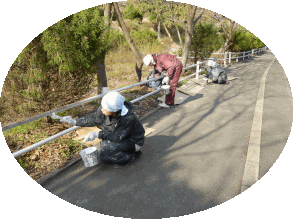 宗像市用山　労災リハビリ様、塗装、塗り替え例