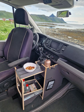MiKoBOX anthrazit im VW Crafter 2017