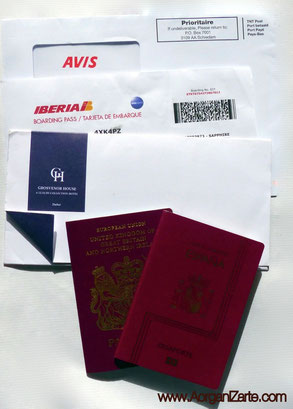 Asegúrate que tu documentación de viaje está en orden - www.AorganiZarte.com