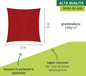 vela #impermeabile #tenda #triangolare #grigia