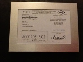FCI Zwingernamen-Karte