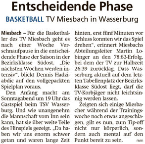 Artikel im Miesbacher Merkur am 10. Februar 2024 - Zum Vergrößern klicken