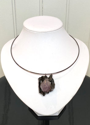 Collier améthyste (23€)