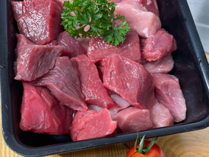 Hackfleisch aus dem Fleischwolf