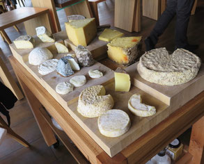 ワゴンのチーズ