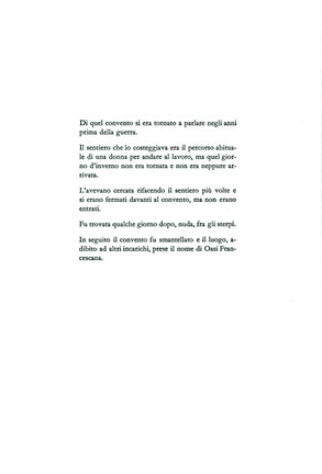 pagina di testo composta e stampata tipograficamente a mano