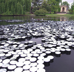 Reflets, installation monumentale, 2009