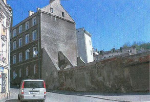 Glatz, Schwedeldorfer Straße, gleiche Stelle, wie obiges Bild, aber 60 Jahre später