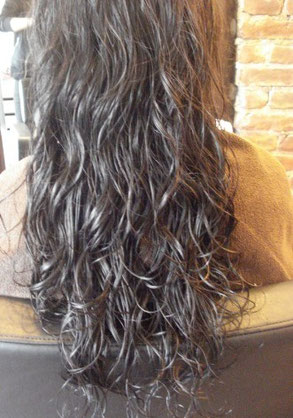 Digital perm in NYC mid town.