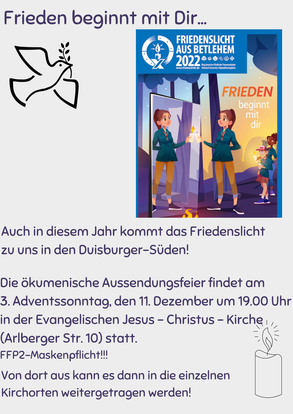 Friedenslicht aus Betlehem