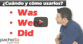 Cuándo usar y diferenciar WAS – WERE – DID – Pasado to be VS Pasado Simple – Explicación Detallada