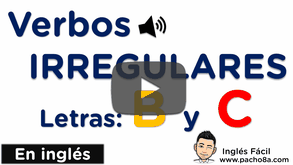 Aprende y practica los verbos irregulares más comunes en inglés - Letra B