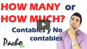 How many y How much - Sustantivos Contables y No Contables - Explicación en Español