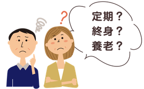 ❸ 保険の３つの形（定期、終身、養老）はご存じですか？