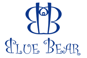 森岡万貴レーベルBLUE BEARロゴ