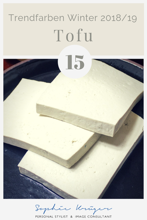 Tofu - Pastellton der Trendfarben Herbst/Winter-Saison 2018/19