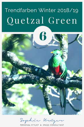 Quetzal Green - kalte Trendfarbe für den Sommertyp oder Wintertyp