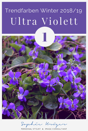 Ultra Violett - kalte Trendfarbe für den Wintertyp