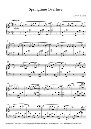 Springtime Overture - Sheet music