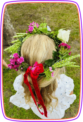 Kränze mit Materialien aus dem Garten mit Rosemarie Weber