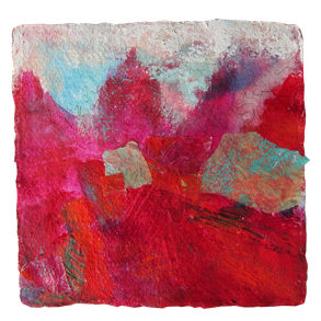 Tagebild Burma, Mischtechnik, 15 x 15, 4/11