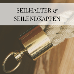 Button Seilhalter und Seilendkappen 