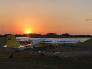 Ganderkesee Altlas Airfield EDWQ Sunset