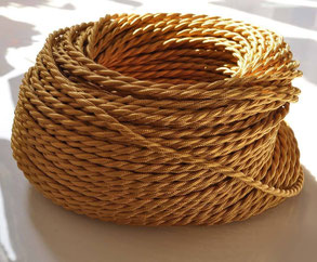 cavo a treccia cotone seta