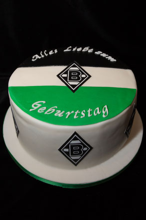 Borussen Torte Mönchengladbach grün schwarz