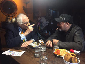 Lo scorso 20 aprile durante una visita di Vasco Rossi a casa di Marco Pannella,un iddillio tra i due che dura dal 1985