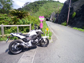 P1　目的とした南端　愛逢岬