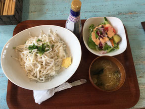 白魚丼 1100円コーヒー付き