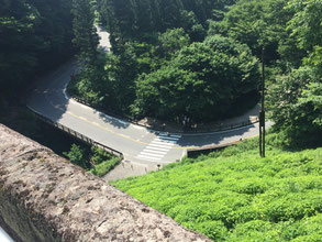 めがね橋の上から
